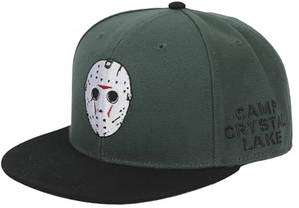 Friday The 13th Jason Mask Traditional Snapback Cap