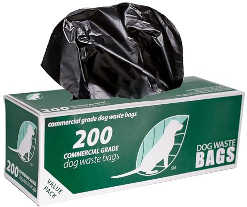 Zero Waste USA - 200 Commercial Grade Dog Waste Station Refill Roll Bags - (Most Popular) - 40% Thicker than competitor brands - Fits Any Dog Waste Station - 1 Roll of 200 bags per roll