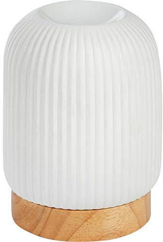 ONVAYA® Duftlampe | Elektrisch | Farbe: Creme weiß | Aroma Diffuser | Aromalampe | Duftstövchen | Modernes Duftlicht (Tommy)