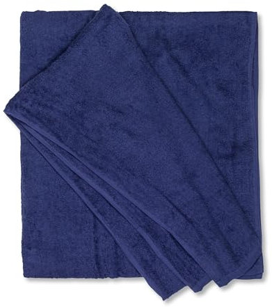 ADAMO Strandtuch XXL 100% Baumwolle - 100x220cm, Dunkelblau: 360 - XXL Saunahandtuch - Badetuch in Übergröße - Duschhandtuch, Badehandtuch & Saunatuch