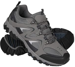 Mountain Warehouse Jungle Mens Walking Shoes - Lightweight Running Shoes, Breathable, Soft, Comfortable, Flexible Gym Shoes - Spring Summer Hiking & Trekking Dark Blue Adult Shoe Size 9