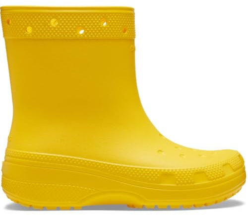 Crocs Women Classic Rain Boot Sunflower Size 5 UK Men/ 6 UK Women
