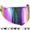 Everalo Kompatibel mit Agv Race 2 Visier - Race 3 - Pista - Pista Gp - Pista Gpr - Pista Gp RR - Corsa - Corsa R - Gt Veloce - Veloce S - Helmvisier Pinlock und Tearoff Ready (Regenbogen)