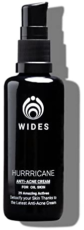 HURRICANE Crema Acne Hombre Natural y Bio con 27 Activos Naturales y Bio I Crema granos I Crema puntos negros Hombre I Crema Antiacne Hombre 50 ml