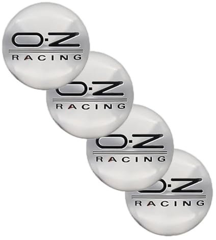 SANSHAOS Radnabenabdeckung Aufkleber Logo Radnabenkappen Zentralabdeckung Abzeichen für OZ 65MM, Nabendeckel Staubdicht Wasserdicht, 4 Stück,B