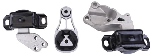 Adatto per Supporto Motore Smart Fortwo 451, Set da 3 pezzi A1322200048, A1322200148, A1322200248 Cuscinetto Motore, Montaggio Motore, Cuscinetto del Motore