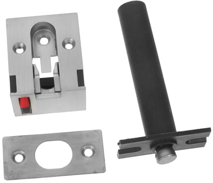 QUMIIRITY 1 Juego Cerradura de Cadena de Puerta Inoxidable Antirrobo y Segura para Hogar Hotel y Oficina Instalación y Diseño Color Plata