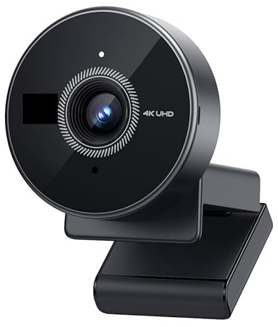 4K Webbkamera 1080P 60fps med Mikrofon Mini USB-kamera for Dator/Stationär/Bärbar Dator EMEET Webbkamera