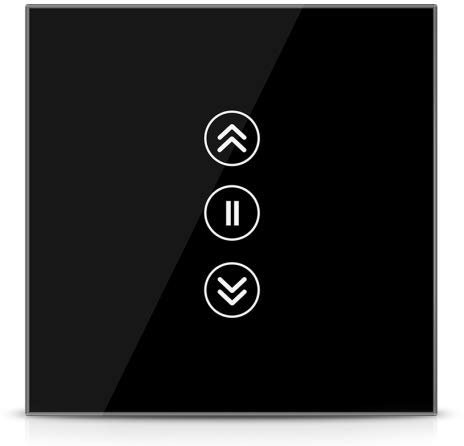 Yagusmart Smart Roller Shutter Switch, Wifi Curtain Switch, Neutral wire required, Compatible with Alexa/Google Home/Ifttt, Voice Control, Timing Function, Remote Control