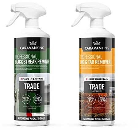 Caravan King FAM0485 - Detergente per Rimuovere Striature, Insetti e catrame, Confezione da 2 Pezzi, Colore: Trasparente