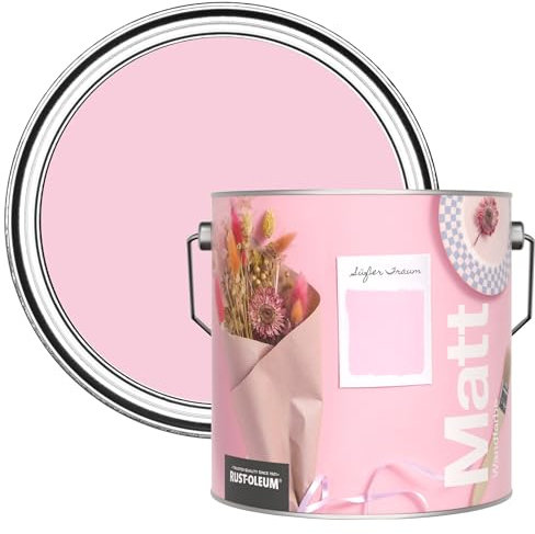 Rust-Oleum Colours Matt Emulsion Wall and Ceiling Paint - My Husband Said No 2.5L