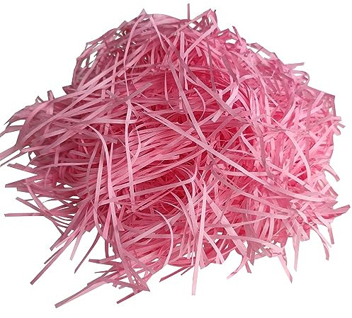 200g Pink Shredded Tissue Paper for Gift Boxes & Hampers, Gift Wrapping Accessories,Hamper Filling,Gift Packaging Filler