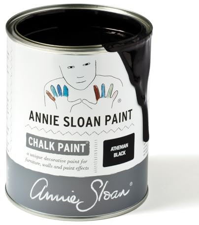 Priory Polishes Annie Sloan Athenian Black Chalk Paint (1 Litre)