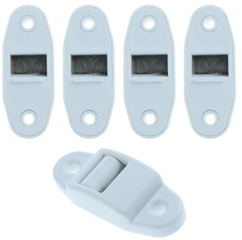 Roller shutter belt guide, surface-mounted mini belt guide, 5 pieces belt guide, roller shutter belt guide, 16 mm, roller shutter belt guide with roller and brush, roller blind webbing belt guide, 16