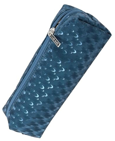 Online Trousse Scolaire Petrol Drops I fourre-Tout pour l'école et lycée I Trousse pour Enfants avec Zip Pratique I étui à Crayons pour Filles et garçons I 1 Compartiment