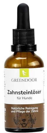 GREENDOOR tandstenslösare för hundar 50 ml, naturlig tandsten borttagning och munhygien, enkel användning