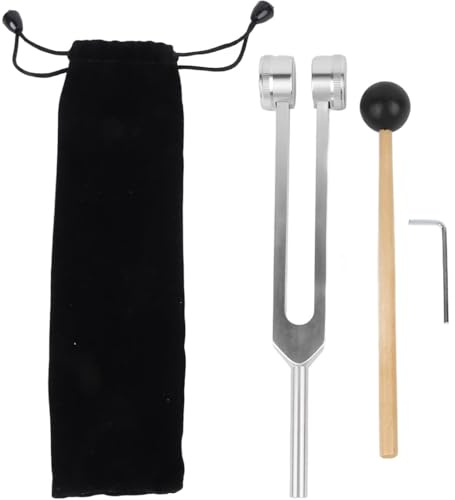 128Hz Tuning Fork for Healing,Tuning Forks for Healing,Aluminum Alloy Tunings Fork with Silicone Hammer and Storage Bag,Sound Healings Tools · Spiritual Supplies · Meditation Tools