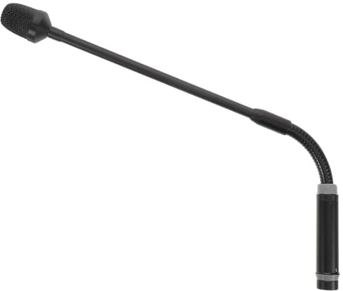 MAGICLULU Dynamisches Schwanenhalsmikrofon mit Flexiblem Metallschlauch 3 poligem Xlr Stecker Kabelgebunden für Dj Bühne Konferenz und Bar