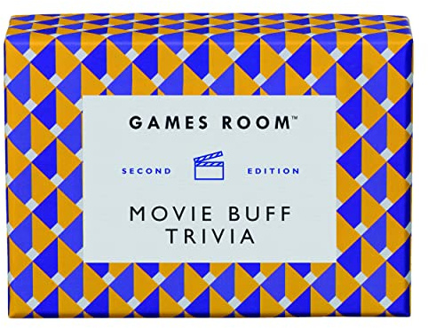Ridley’s Movie Buff Trivia Card Game – Quiz Game for Kids and Adults – 2+ Players – Includes 140 Unique Questions Cards – Fun Family Game – Makes a Great Gift