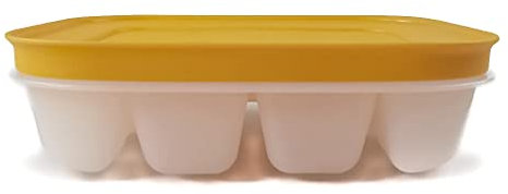 Tupperware Congelatore Contenitore eiswuerfler Arancione con coperchio Mini cubetti ghiaccio 15467