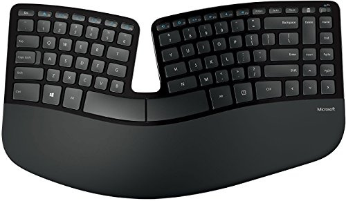 Microsoft Sculpt Ergonomic Desktop Tastatur RF Wireless Ungarisch schwarz – Tastaturen (kabellos, RF Wireless, Schwarz, Maus enthalten)