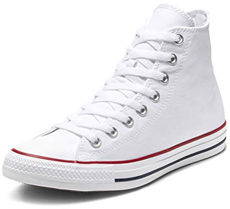 Converse | Zapatillas All Star Hi Optical Unisex – Zapatillas Altas en Color Blanco - Zapatilla All Star con Cierre de Cordones – Estilo Casual – Versátiles – Cómodas Combinables - Modelo M7650C-102