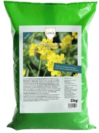 Gelbsenf Samen 2kg Gründünger Bodenverbesserer & Schnellgrüner Senf