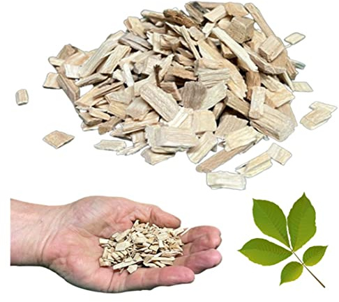 Down the Cove 500 g Hickory träflisor – grov (ca 8 mm) för BBQ röklådor/utomhusgrillar/grillar