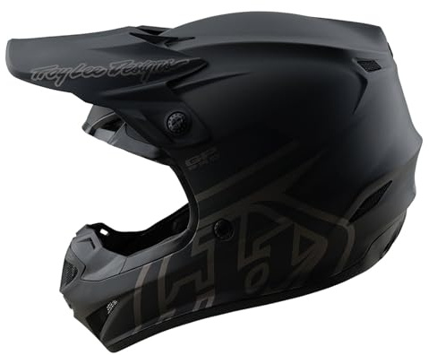 Troy Lee Designs GP Pro Helmet (2025) MIPS for Motocross MX Off-Road, Mono Black, Medium