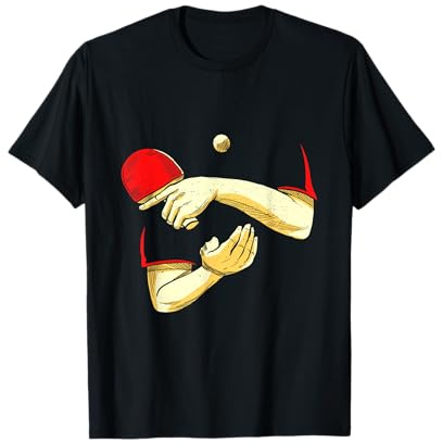 Maglia da giocatore divertente allenamento ping-pong Maglietta