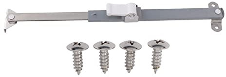 Fensterfeststeller, Fensterflügel Feststeller, Ausziehbarer Fensterstopper Kippfenster aus Edelstahl und Aluminiumlegierung für Bücherregal, Fenster Türbegrenzer für Kippfenster & Flügelfenster (03)