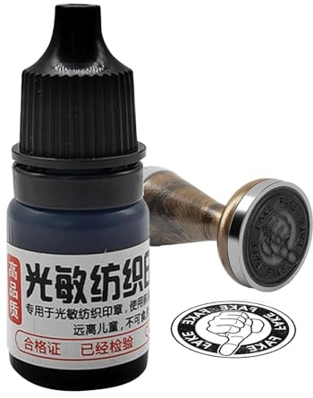 Vernice serigrafica, 5 ml, inchiostro per serigrafia e blocco | Vernice fotosensibile resistente all'acqua per serigrafia e realizzazione di magliette