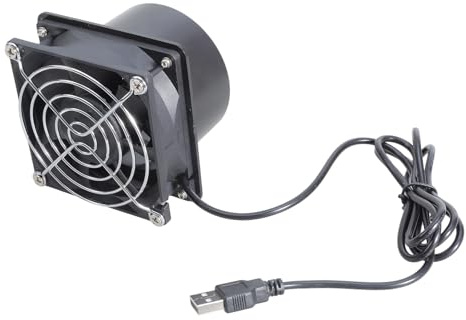 Ventilador De Conducto USB Portátil 8cm Para Mejorar La Calidad Del Aire En Recintos Impresión Y Kit Extracción Soplador Aire Para Espacios Pequeños