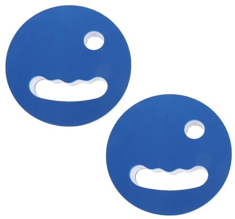 Milisten 1 par de Discos de Ejercicio acuático, Discos de natación portátiles, Resistencia de Piscina EVA, Juego de aeróbicos acuáticos para Equipo aeróbico, natación para Principiantes.