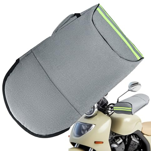 Generisch Guanti per manubrio da moto, protettivi, caldi e antivento, guanti da manubrio, per donne in inverno al freddo, per viaggi e guida quotidiani