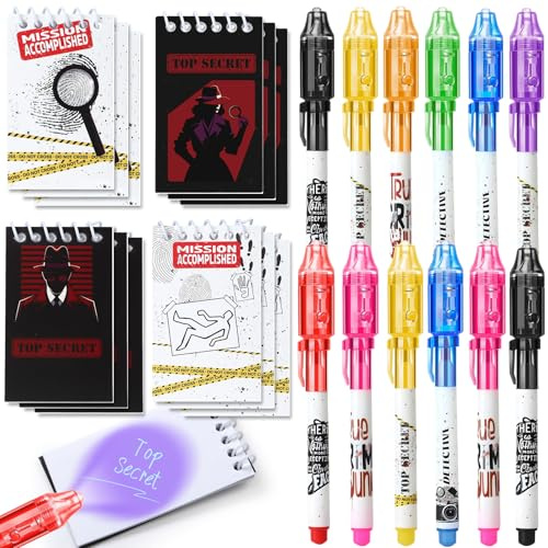 Toyssa Détective Cadeau Anniversaire Enfants Invites Stylo Encre Invisible