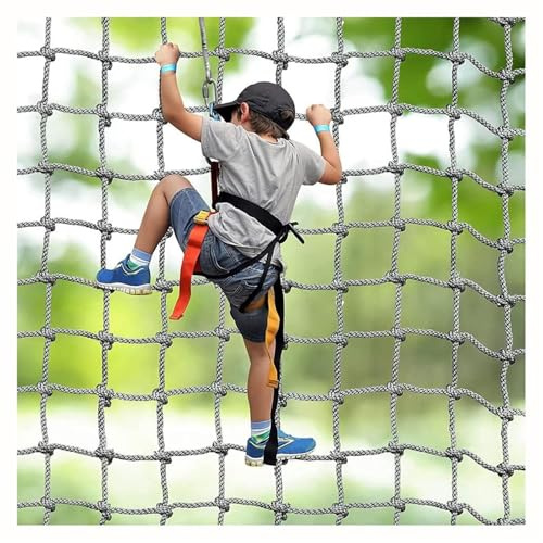 12mm/12cm Climbing Cargo Net Safety Nets Cargo Rope Ladder Netting Balcony Banister Stair Protectio Nets climbing safety netting(1 * 3m)