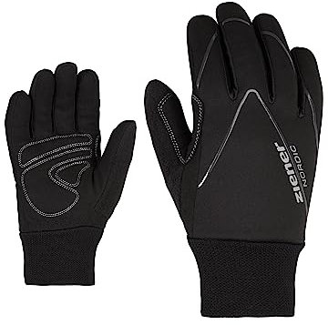 Ziener Kinder Unico Junior Langlauf/Nordic/Crosscountry-Handschuhe | Winddicht Atmungsaktiv Soft-Shell, black, XL