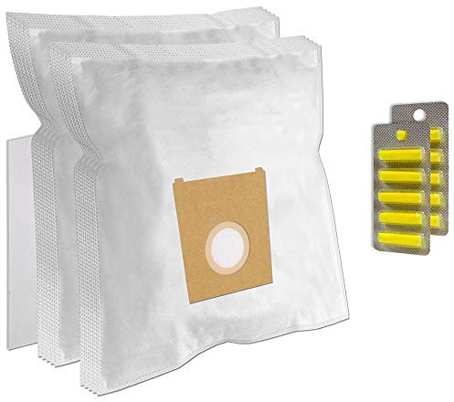 PakTrade Set 10 Staubsaugerbeutel + 10 Duft + Filter für Siemens Q 5.0, VS44B24/06, VS 7 PR 15, VS74D00/04, VBBS607V00, VS55A85/05, VS07G0000, VSZ5GP1264/01