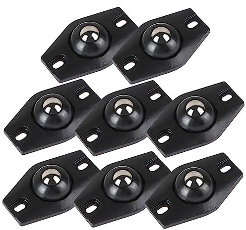 NIYANGLE 8 Piezas Ruedas autoadhesivas polea pegajosa de rotacion ruedas giratorias ruedas de electrodomésticos palo sobre ruedas con ruedas rueda universal mini rueda aparato eléctrico
