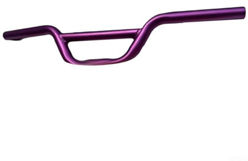 Ergonomisch geformter Fahrradlenker aus Legierung für Kinder bietet eine komfortable Fahrt mit einer Länge von 520 mm und passender Vorbaugröße (lila)