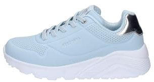 Skechers Kinder Sneaker UNO Lite Metallic Mode für Mädchen in Blau mit Gummischnürung. blau Gr. 37