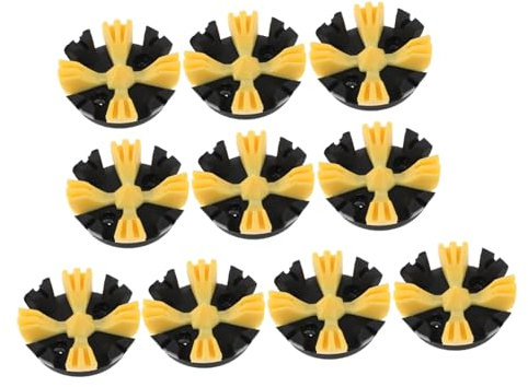 MUELODSIC 10 Piezas Clavos para Zapatos De Golf De Repuesto Clavos Negros De Ocho Peones Herramientas para De Zapatos De Golf para Usar Campos De