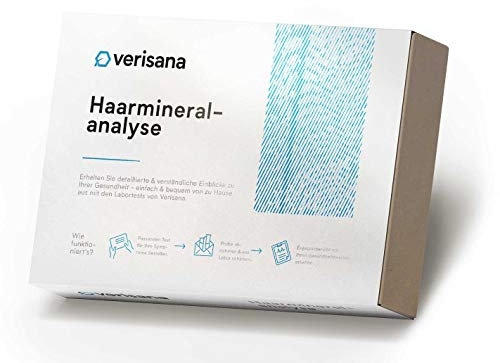 Verisana Haarmineralanalyse (Kopfhaar) – Schwermetall-Test & Mineralstoffmangel-Test – Mineralstoff-Analyse bei Haarausfall & Stoffwechselstörung – Grundlage für Schwermetallausleitung