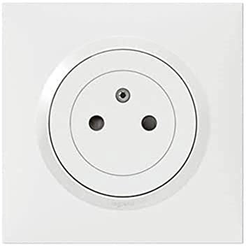 LEGRAND - Prise Electrique Murale 16A avec Terre dooxie Surface + Plaque Carrée - Prise 2P + T Affleurante avec Fond Rétractable - Blanc - Lot de 10