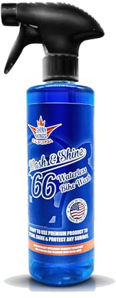 Shinykings Bike | Nano-Tech | Limpiador y removedor de insectos sin agua para motocicleta | Limpiador rápido brillante | sin arañazos | Champú | Limpiador en seco | 1 x 0,5 litros spray