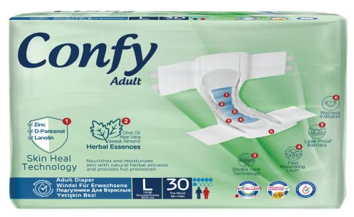 Confy Active Windeln für Erwachsene - Erwachsenen-Windel Inkontinenz Gr.L 30St