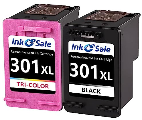 INK E-SALE 301XL Druckerpatronen Multipack Ersatz für HP 301 Druckerpatronen Schwarz Farbe für Envy 4500 5530 4504 4502 DeskJet 2540 1510 1000 1050 2050 2544 3050 1010 2549 OfficeJet 2620 4630 4632