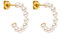 PURELEI® Pure Soul Ohrringe (Gold) – Damenohrringe aus langlebigem Edelstahl – Wasserfeste Ohrringe Damen – Modeschmuck für deinen individuellen Look – 10 mm Innendurchmesser