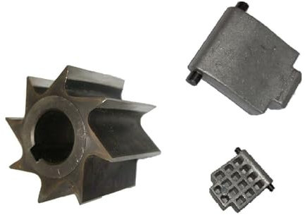 Gegenplatte & Walze passend für Einhell blue BG-RS 2540 2540/1 CB 2845 2845/1 Gartenhäcksler Walzenhäcksler